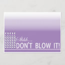 Search for blow invitations Don't blow it
