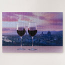 Search for red wine puzzles Sunset
