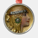 Search for art nouveau christmas tree decorations Woman