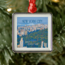 Search for urban christmas tree decorations New york city