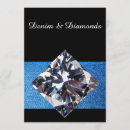 Search for blue denim and diamond invitations Western