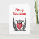 Search for wings christmas cards Heart