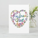 Search for kind heart postcards Watercolor