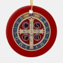 Search for medal christmas tree decorations Catholic