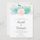 Search for pink and green wedding invitations Flowers