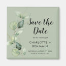 Search for elegant save the date magnets Eucalyptus