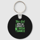 Search for irish dancing key rings St patricks day