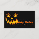 Search for halloween business cards Illustration