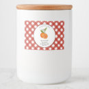 Search for orange check food storage Gingham