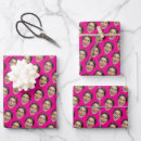 Search for funny birthday wrapping paper Face