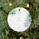 Search for newly married christmas tree decorations Names