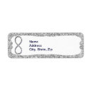 Search for silver hearts return address labels Glitter