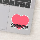 Search for red name stickers Text