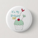 Search for cupcake with cherry badges Birthday