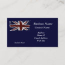 Search for union jack business cards England