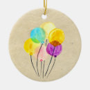 Search for balloon christmas tree decorations Watercolor