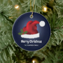 Search for santa hat christmas tree decorations Green