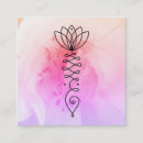 Search for reiki business cards Yoga instructor