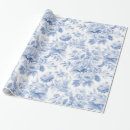Search for blue toile wrapping paper Antique