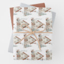 Search for christmas house wrapping paper Winter wonderland