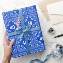 Search for blue bandana wrapping paper Bandanna