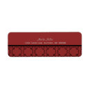 Search for charming return address labels Country