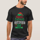 Search for christmas bartender tshirts Matching