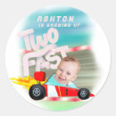 Search for 2nd birthday boy stickers Race on over
