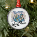 Search for world peace christmas tree decorations Pacifist