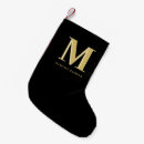 Search for monogrammed christmas stockings Chic