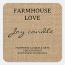 Search for rustic burlap stickers Vintage