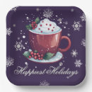 Search for purple christmas plates Watercolor