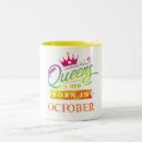 Search for born in october mugs Queen