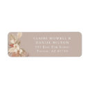 Search for ecru return address labels Watercolor