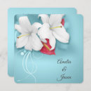 Search for teal and red wedding invitations Aqua