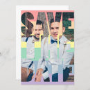 Search for gay rainbow save the dates Lgbtq