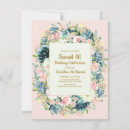 Search for vintage sweet 16 invitations Botanical