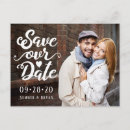 Search for handwritten save the date postcards Engagement