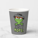 Search for sesame street paper cups Oscar the grouch