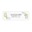 Search for magnolia blossoms return address labels Floral