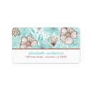 Search for unique flowers labels Stylish