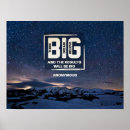 Search for think big posters Inspirational quote