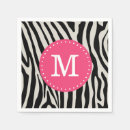 Search for zebra stripe napkins Chic