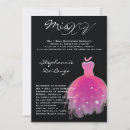 Search for pink dress quinceanera invitations Party