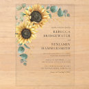 Search for rustic sunflower wedding invitations Eucalyptus