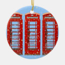 Search for phone box christmas tree decorations Telephone