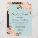 Search for aqua blue floral wedding invitations Watercolor