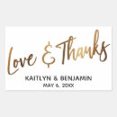 Search for love typography stickers Thank you