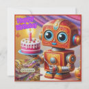 Search for robot birthday cards Orange