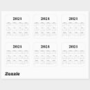 Search for calendar stickers Full year
